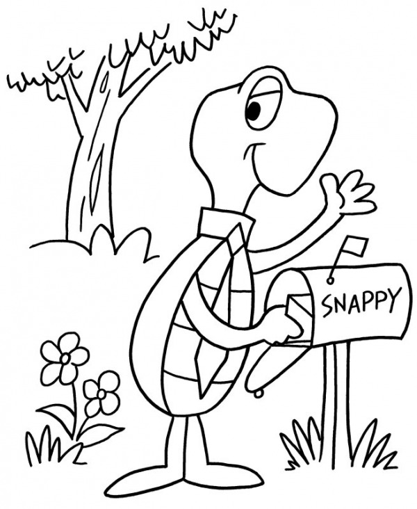 Coloring Pages - Snappy Turtle's 